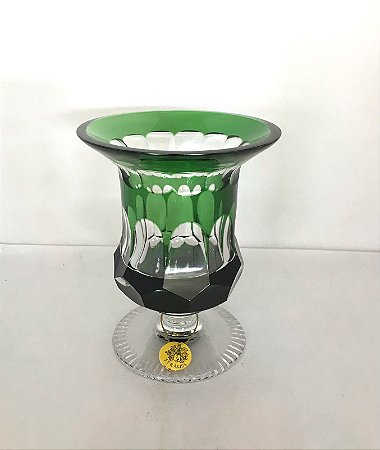 VASO DE CRISTAL STRAUSS - COR VERDE - CX 1 PÇ