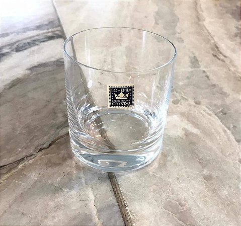 JOGO COPOS WHISKY CRISTAL BOHEMIA - CX 6 PÇS