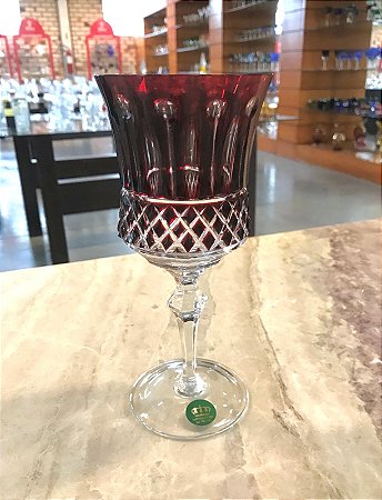 JOGO TAÇAS ÁGUA CRISTAL IMPERATTORE BY STRAUSS - CORES SORTIDAS