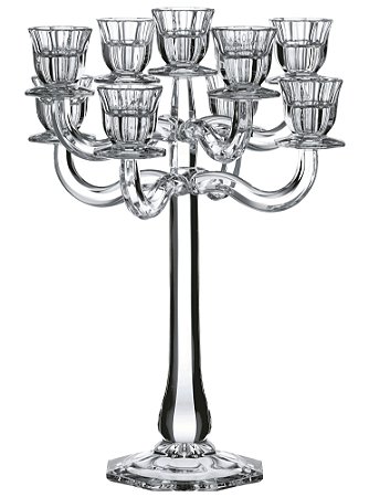 CANDELABRO CRISTAL NACHTMANN RAVELLO 41,0 CM - 9 VELAS