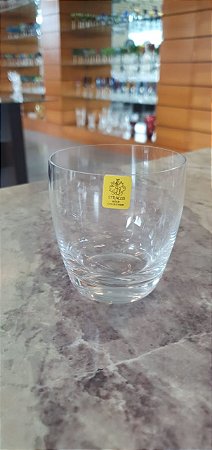 COPO WHISKY CRISTAL  STRAUSS - CX 6 PÇS