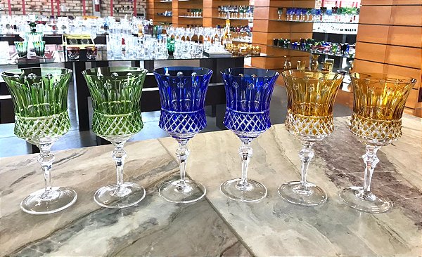 JOGO TAÇAS ÁGUA CRISTAL