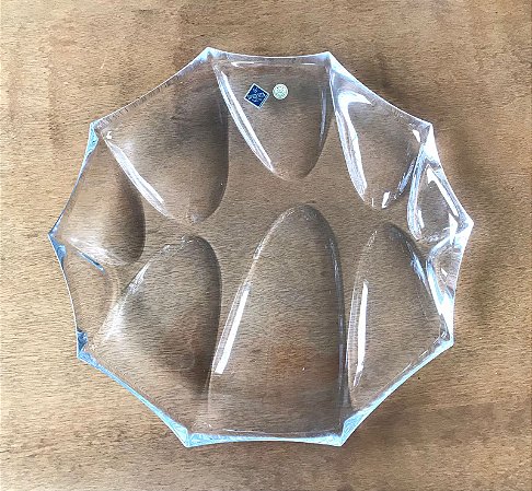 PRATO DE BOLO CRISTAL BOHEMIA 30 CM - CX 1 PÇ