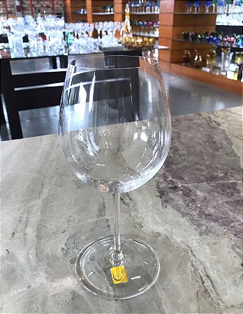 JOGO TAÇAS VINHO TINTO/GIN CRISTAL MOZART 24% PbO - CX 6 PÇS