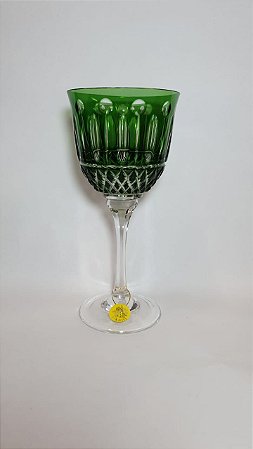 TAÇA VINHO BRANCO CRISTAL STRAUSS - COR VERDE - CX 1 PÇ