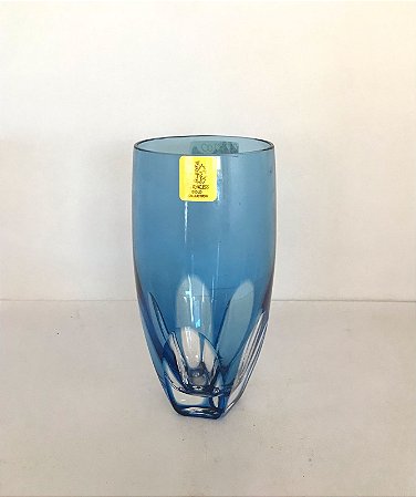 COPO ÁGUA CRISTAL STRAUSS COR AZUL CLARO  CX 1 PC