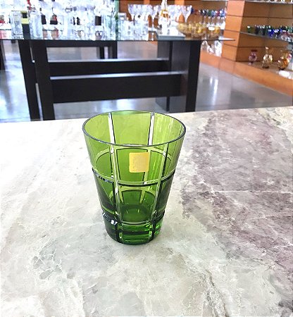 JOGO COPO WHISKY CRISTAL STRAUSS - CORES DIVERSAS - CX 6 PÇS