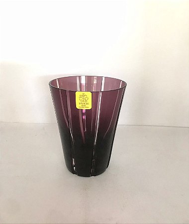 COPO WHISKY CRISTAL STRAUSS - COR AMETISTA - CX 1 PÇ