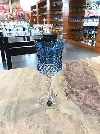 JOGO TAÇAS ÁGUA CRISTAL  STRAUSS  - CORES SORTIDAS -  CX 6 PÇS