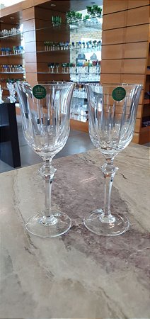 TAÇA AGUA  CRISTAL IMPERATTORE BY STRAUSS - CX 2 PCS