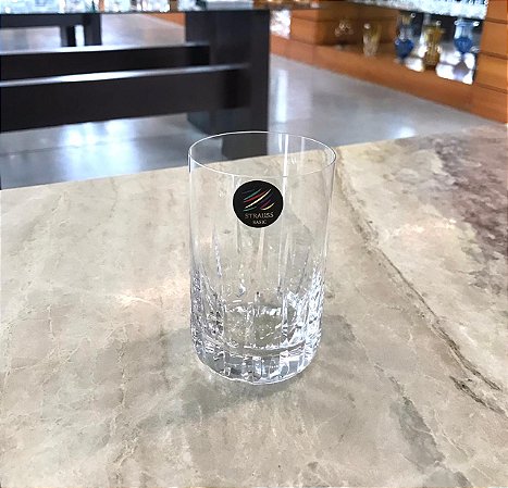 JOGO COPO SUCO CRISTAL STRAUSS BASIC  - CX 6 PÇS