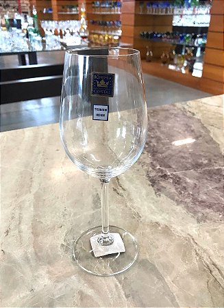 JOGO TAÇAS VINHO TINTO  CRISTAL BOHEMIA GASTRO -  CX 6 PÇS