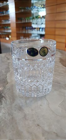 COPO WHISKY CRISTAL BOHEMIA - CX 6 PÇS