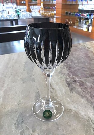 TAÇA VINHO BRANCO CRISTAL STRAUSS - COR PRETO - CX 1 PÇ