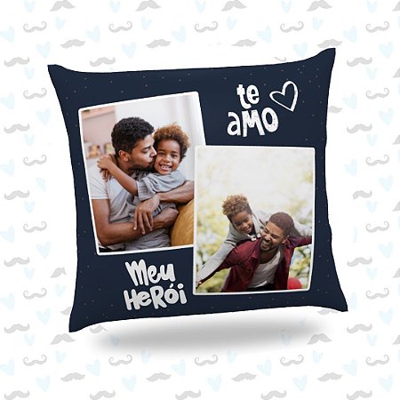 Almofada para o Dia dos Pais com FOTO - RCARVALHO - Produtos Personalizados