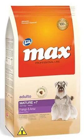 Max Professional Line Mature para Cães Sênior Sabor Frango e Arroz