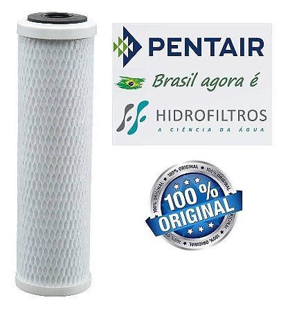 REFIL CARVÃO ATIVADO 9'' 3/4 PENTAIR / HIDROFILTROS