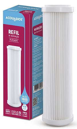 REFIL 9 3/4'' PLISSADO ACQUABIOS