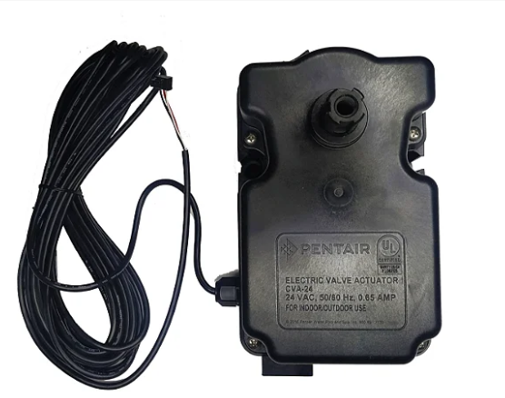 Atuador elétrico de válvula de 2 ou 3 vias PENTAIR para piscina ou spa, 24 Volts AC sem fonte elétrica