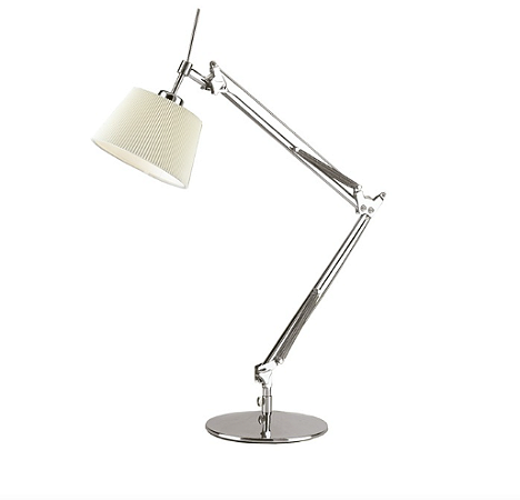 Luminária De Mesa Effect Metal Cromado Com Cúpula Pier Iluminação