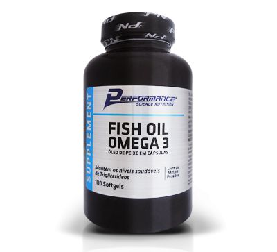 Fish Oil Ômega 3 1000mg (100 cápsulas) - Performance Nutrition