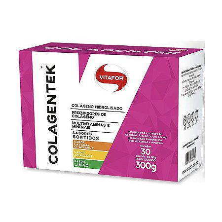 Colagentek 30 sachês sortidos  - Vitafor