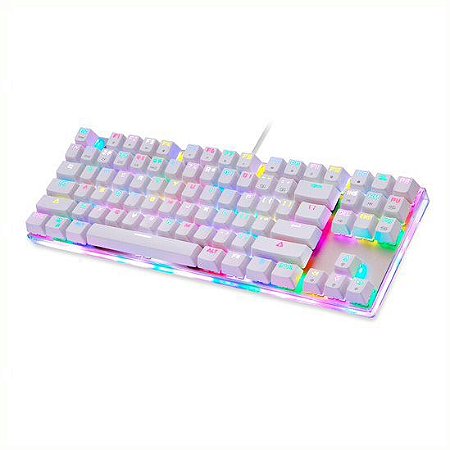 Teclado Mecânico Motospeed K87S (Branco)