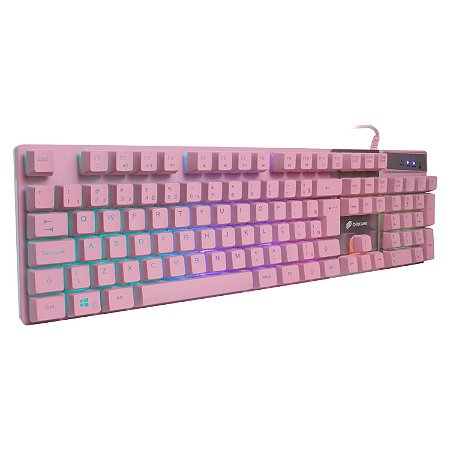 Teclado Prismatic (Pink) - Oex Game