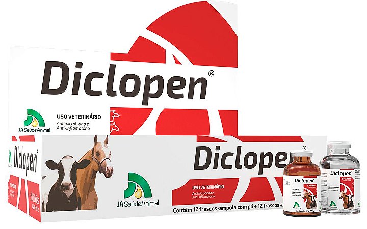 Diclopen® 5 Milhões - Kit com 6 frascos (6 pós + 6 diluentes)