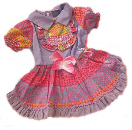 vestido caipira baby