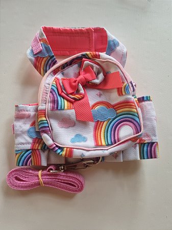 Peitoral Mochila Arco Íris