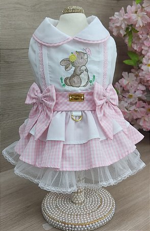 Vestido Coelha Dudog Rosa