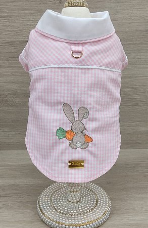 Camisa Coelho Dudog Rosa