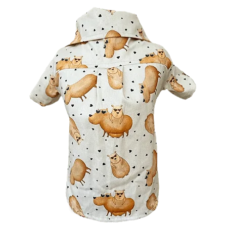 Camisa Capivara para Pet