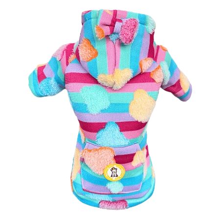 Casaco Moletom Fleece com Capuz