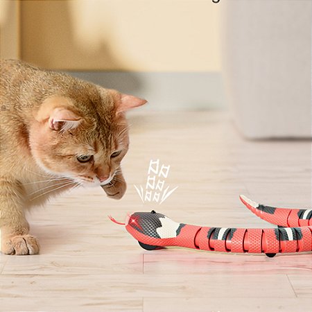 Cobra de Brinquedo para Gatos