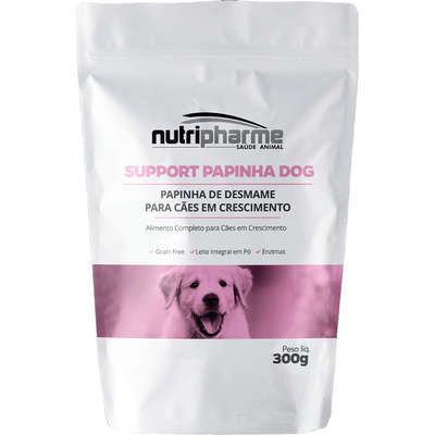 Suplemento Vitamínico Nutripharme Support Papinha de Desmame para Cães