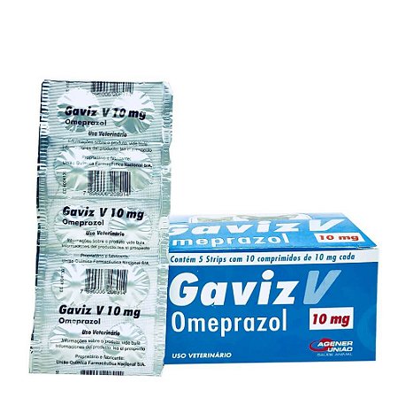 Antiácido Agener União Gaviz V Omeprazol 10 mg Blister 10 und