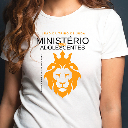 Camiseta Ministério Adolescentes - Personalizada