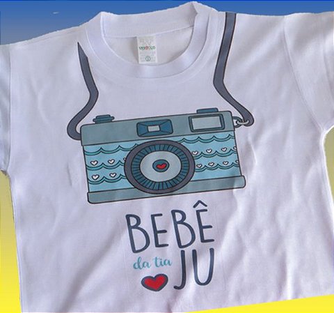 Camiseta Personalizada - chá de bebê