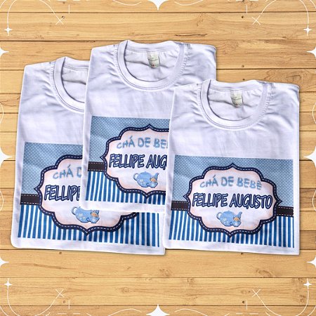 Camiseta Personalizada - Chá de bebê