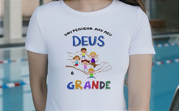 Camiseta Ministério Infantil - Personalizados Evangélicos