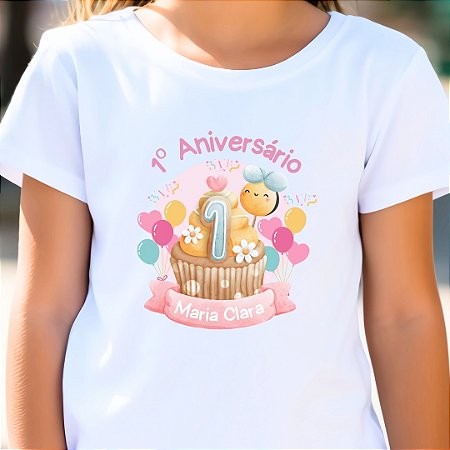 Camiseta Personalizada - Aniversário
