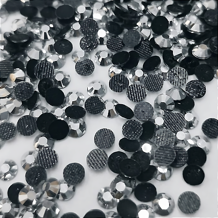 Strass Hotfix Termocolante 5mm Prata - 500 Unidades