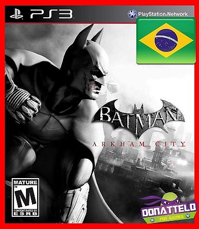 Batman Arkham City ps3 psn - Donattelo Games - Gift Card PSN, Jogo de PS3,  PS4 e PS5