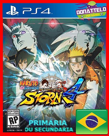 GTAGAMES - PS4. NARUTO 4 SHIPPUDEN ULTIMATE NINJA STORM. DUBLADO