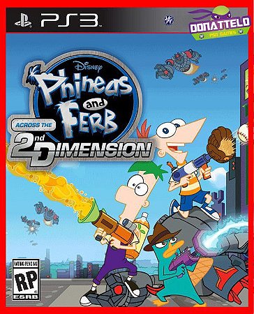 Phineas and Ferb: Across the Second Dimension ps3 Mídia digital