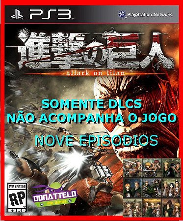 Attack on Titan ps3 psn dlc - Donattelo Games - Gift Card PSN