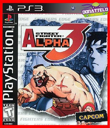 Street Fighter Alpha 3 PS3 Mídia digital