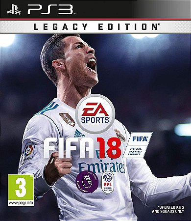 Fifa 18 ps3 psn - Donattelo Games - Gift Card PSN, Jogo de PS3